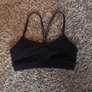 Lululemon black sports bra